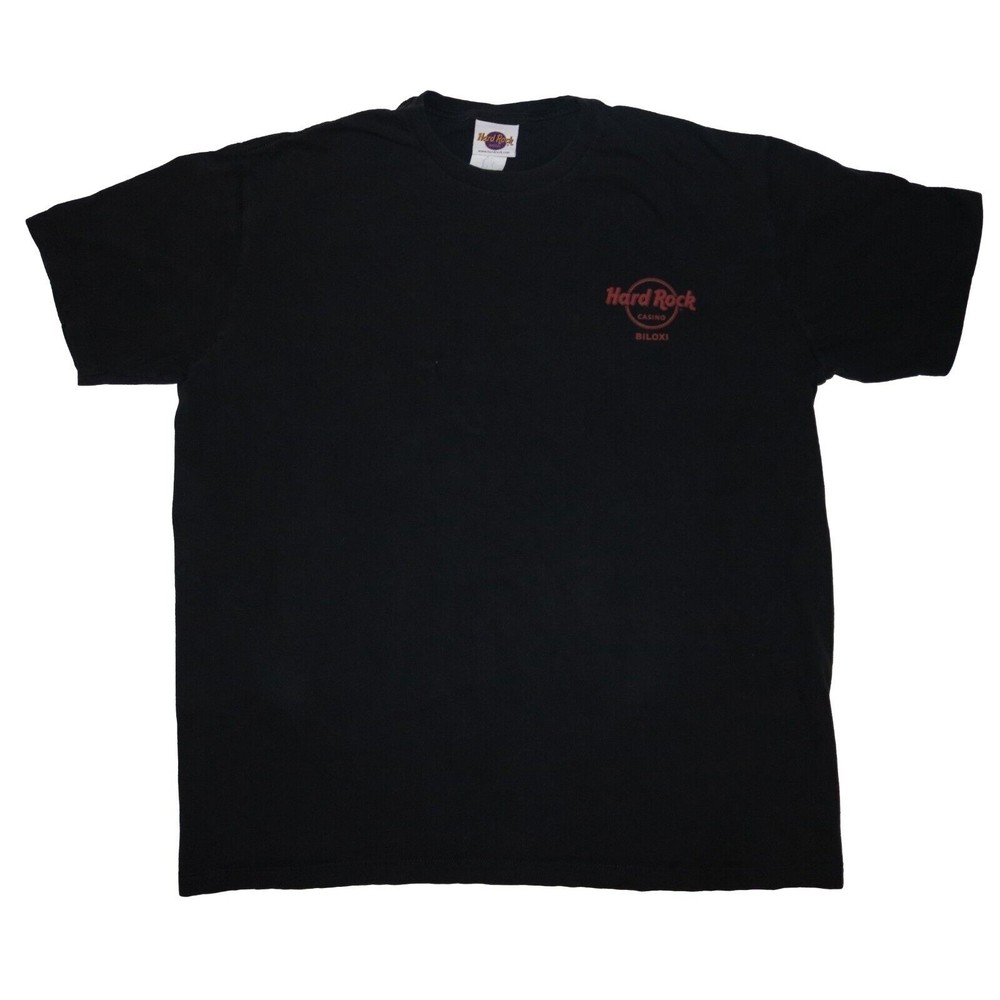 Vintage Hard Rock Casino T Shirt XL XLarge Biloxi Front and Back Hard Rock Cafe